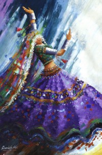 Bandah Ali, 24 x 36 Inch, Acrylic on Canvas, Figurative-Painting, AC-BNA-036